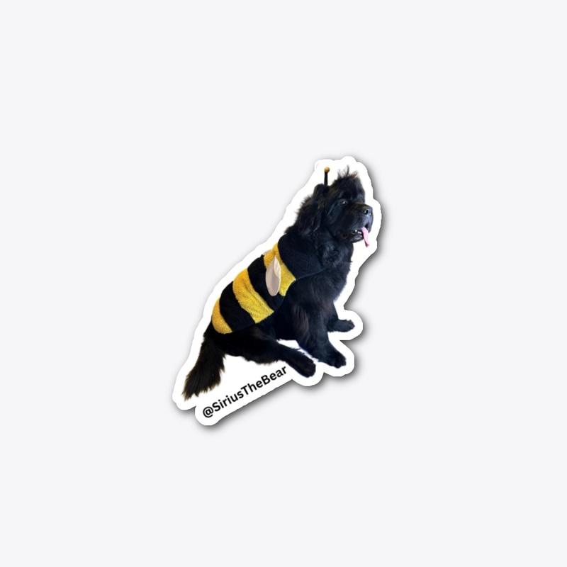 Bumble Bee Bear Sticker 